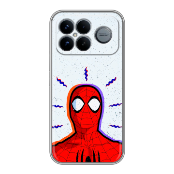Силиконовый чехол на Poco F8 Ultra с принтом Spiderman Человек паук Силиконовый чехол на Poco F8 Ultra с принтом Spiderman Человек паук