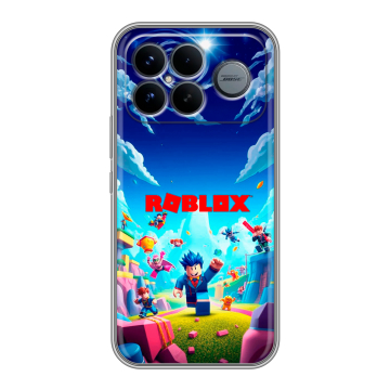 Силиконовый чехол на Poco F8 Ultra с принтом Roblox Роблокс Силиконовый чехол на Poco F8 Ultra с принтом Roblox Роблокс