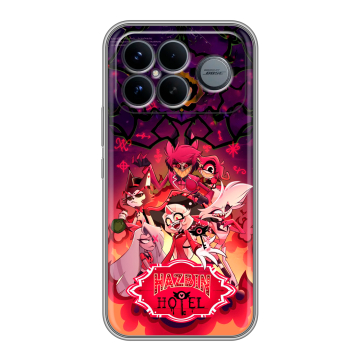 Силиконовый чехол на Poco F8 Ultra с принтом Hazbin Hotel Отель Хазбин Силиконовый чехол на Poco F8 Ultra с принтом Hazbin Hotel Отель Хазбин