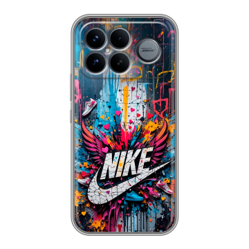 Силиконовый чехол на Poco F8 Ultra с принтом Nike Найк Силиконовый чехол на Poco F8 Ultra с принтом Nike Найк
