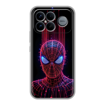 Силиконовый чехол на Poco F8 Ultra с принтом Spiderman Человек паук Силиконовый чехол на Poco F8 Ultra с принтом Spiderman Человек паук