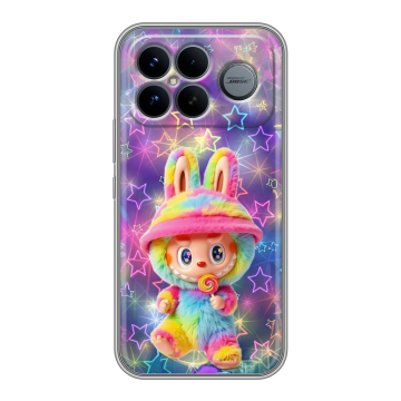Силиконовый чехол на Poco F8 Ultra с принтом Labubu Лабубу Силиконовый чехол на Poco F8 Ultra с принтом Labubu Лабубу