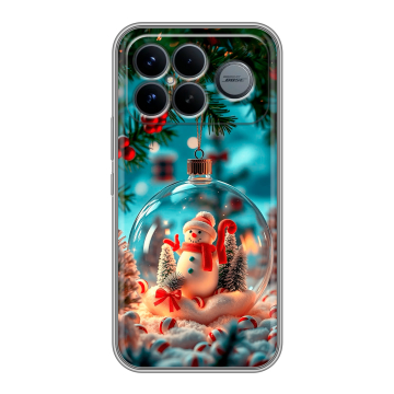 Силиконовый чехол на Poco F8 Ultra с принтом Новый год Силиконовый чехол на Poco F8 Ultra с принтом Новый год
