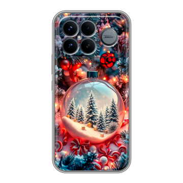 Силиконовый чехол на Poco F8 Ultra с принтом Новый год Силиконовый чехол на Poco F8 Ultra с принтом Новый год