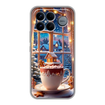 Силиконовый чехол на Poco F8 Ultra с принтом Новый год Силиконовый чехол на Poco F8 Ultra с принтом Новый год