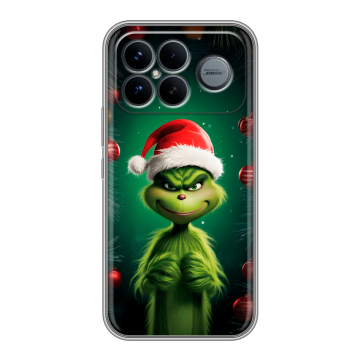 Силиконовый чехол на Poco F8 Ultra с принтом Гринч Новый год Рождество Силиконовый чехол на Poco F8 Ultra с принтом Гринч Новый год Рождество