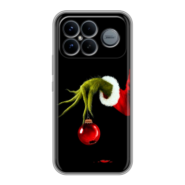 Силиконовый чехол на Poco F8 Ultra с принтом Новый год Гринч Силиконовый чехол на Poco F8 Ultra с принтом Новый год Гринч