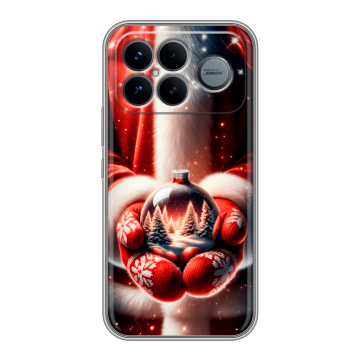 Силиконовый чехол на Poco F8 Ultra с принтом Новый год Силиконовый чехол на Poco F8 Ultra с принтом Новый год