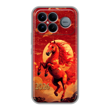 Силиконовый чехол на Poco F8 Ultra с принтом Новый год Силиконовый чехол на Poco F8 Ultra с принтом Новый год