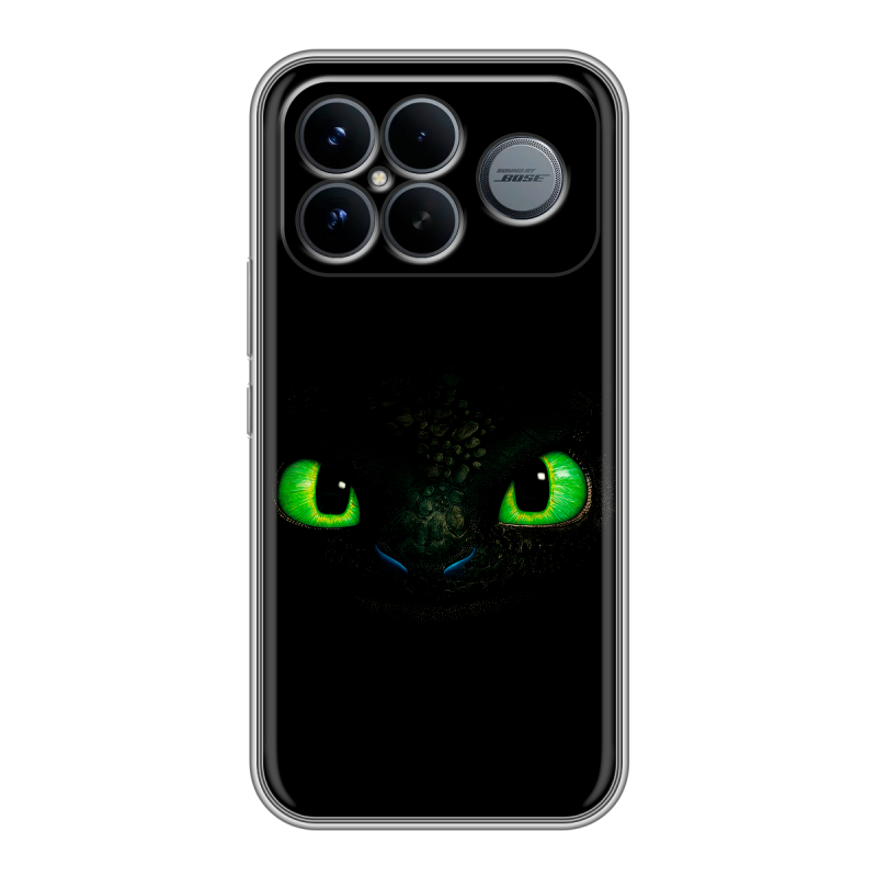 Силиконовый чехол на Poco F8 Ultra с принтом Как приручить дракона Силиконовый чехол на Poco F8 Ultra с принтом Как приручить дракона