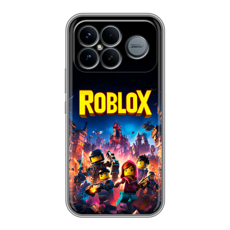 Силиконовый чехол на Poco F8 Ultra с принтом Roblox Роблокс Силиконовый чехол на Poco F8 Ultra с принтом Roblox Роблокс