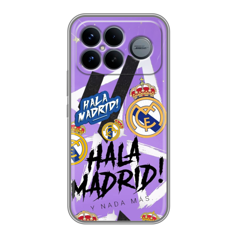 Силиконовый чехол на Poco F8 Ultra с принтом Real Madrid Реал Мадрид Силиконовый чехол на Poco F8 Ultra с принтом Real Madrid Реал Мадрид