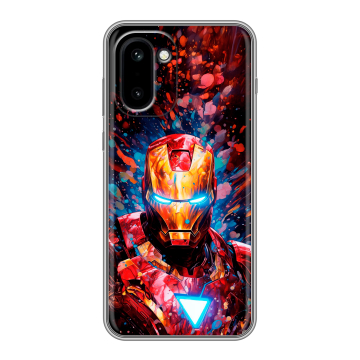 Силиконовый чехол на OnePlus 15R с принтом Железный человек Ironman