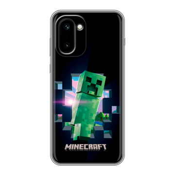Силиконовый чехол на OnePlus 15R с принтом Майнкрафт Minecraft