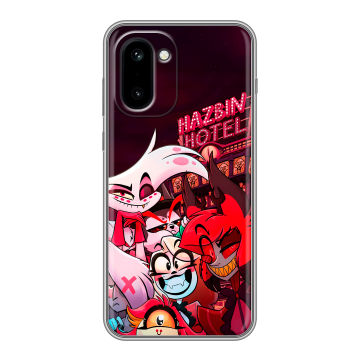 Силиконовый чехол на OnePlus 15R с принтом Hazbin Hotel Отель Хазбин
