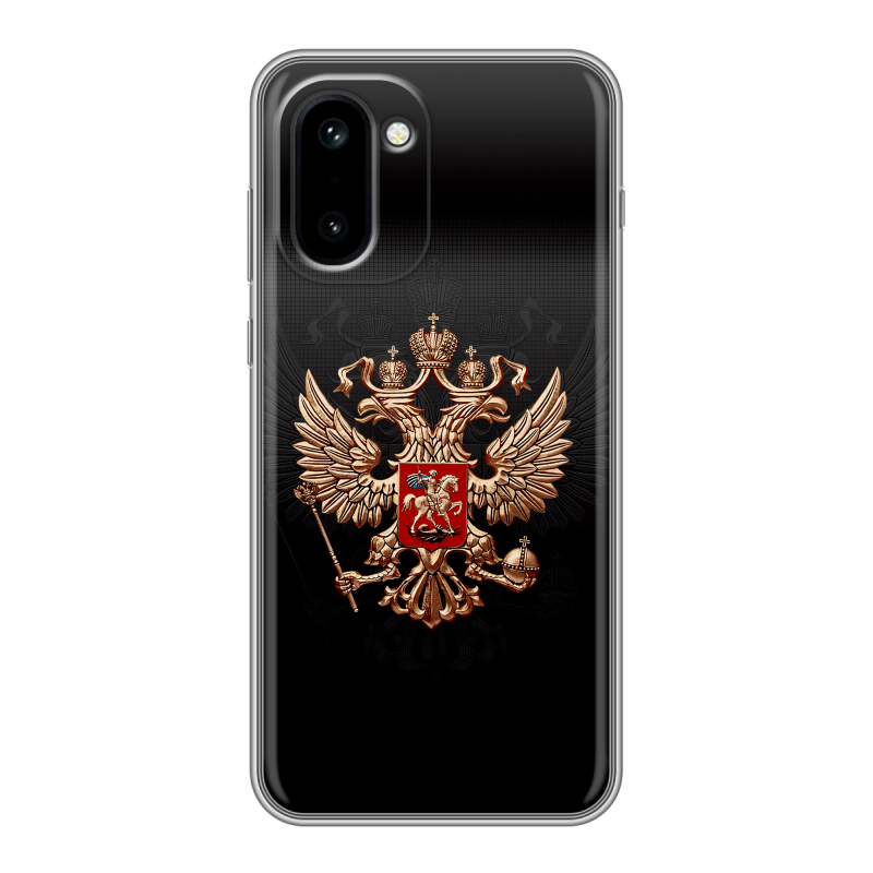 Силиконовый чехол на OnePlus 15R с принтом Герб России Силиконовый чехол на OnePlus 15R с принтом Герб России