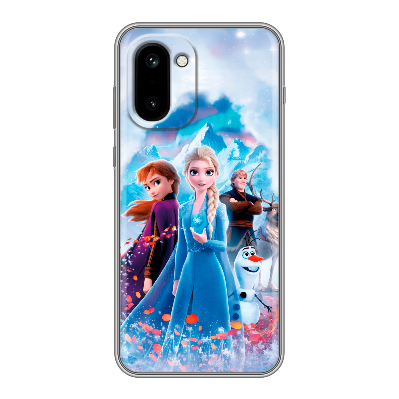 Силиконовый чехол на OnePlus 15R с принтом Холодное сердце Frozen Силиконовый чехол на OnePlus 15R с принтом Холодное сердце Frozen