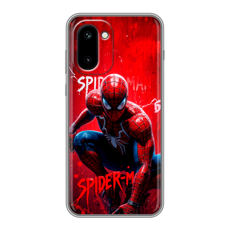 Силиконовый чехол на OnePlus 15R с принтом Spiderman Человек паук Силиконовый чехол на OnePlus 15R с принтом Spiderman Человек паук