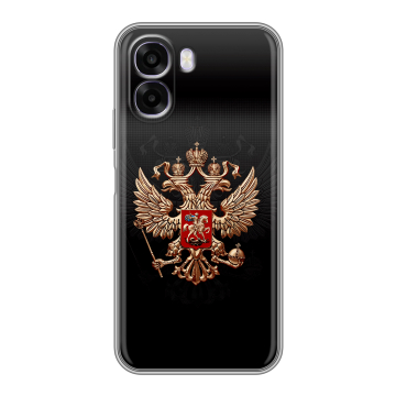 Силиконовый чехол на OPPO A6x с принтом Герб России Силиконовый чехол на OPPO A6x с принтом Герб России