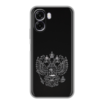 Силиконовый чехол на OPPO A6x с принтом Герб России Силиконовый чехол на OPPO A6x с принтом Герб России
