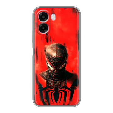 Силиконовый чехол на OPPO A6x с принтом человек паук spiderman