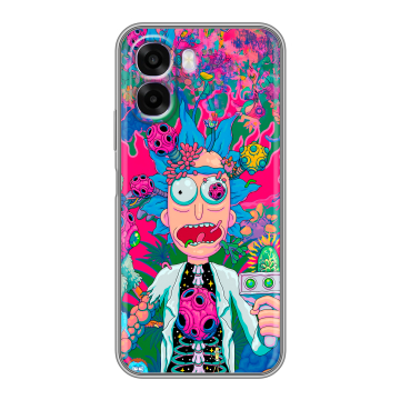 Силиконовый чехол на OPPO A6x с принтом Рик и Морти Rick Morty Силиконовый чехол на OPPO A6x с принтом Рик и Морти Rick Morty