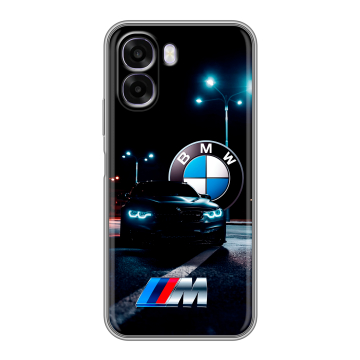 Силиконовый чехол на OPPO A6x с принтом БМВ BMW