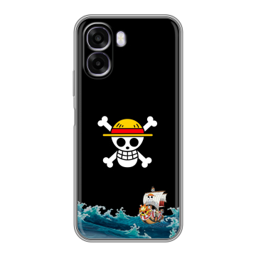 Силиконовый чехол на OPPO A6x с принтом One Piece Ван Пис
