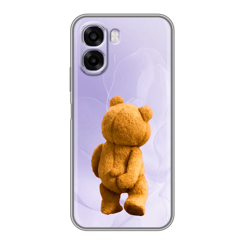 Силиконовый чехол на OPPO A6x с принтом Медведь Силиконовый чехол на OPPO A6x с принтом Медведь
