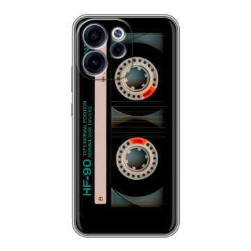 Силиконовый чехол на OPPO Reno15 F с принтом Кассета