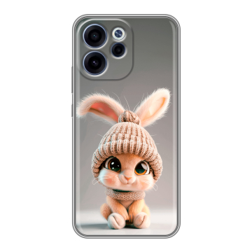 Силиконовый чехол на OPPO Reno15 F с принтом Кролик