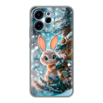 Силиконовый чехол на OPPO Reno15 F с принтом Новый год