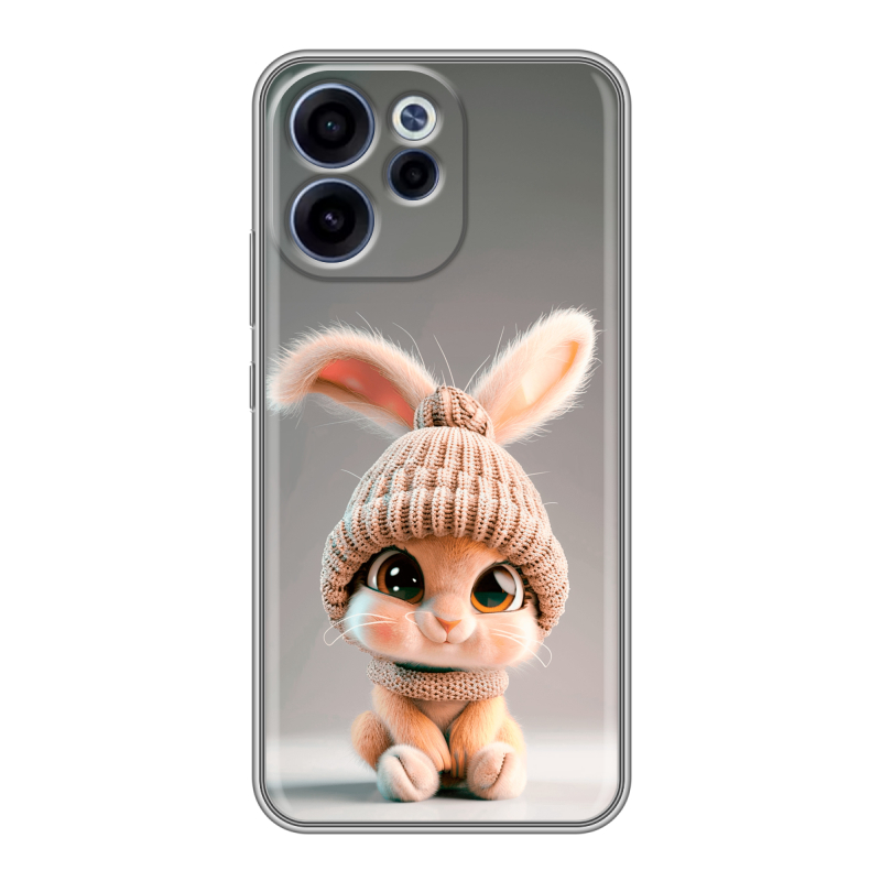 Силиконовый чехол на OPPO Reno15 F с принтом Кролик Силиконовый чехол на OPPO Reno15 F с принтом Кролик