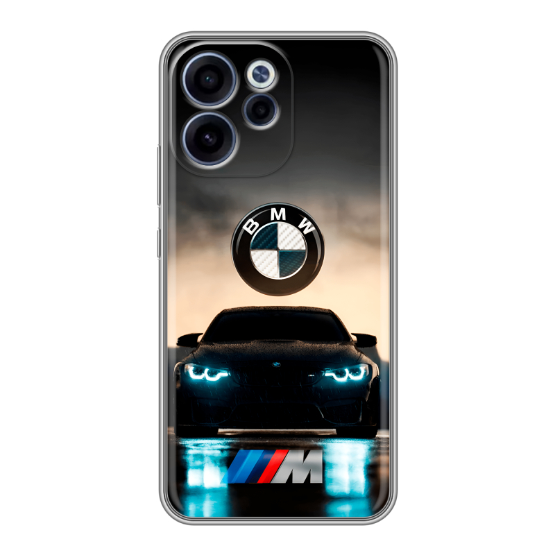 Силиконовый чехол на OPPO Reno15 F с принтом БМВ BMW Силиконовый чехол на OPPO Reno15 F с принтом БМВ BMW