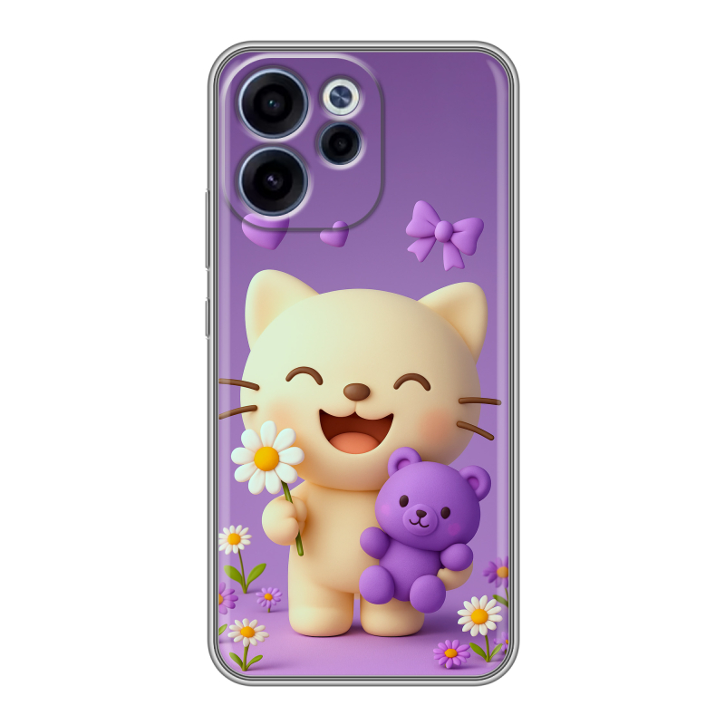 Силиконовый чехол на OPPO Reno15 F с принтом для девочек Силиконовый чехол на OPPO Reno15 F с принтом для девочек