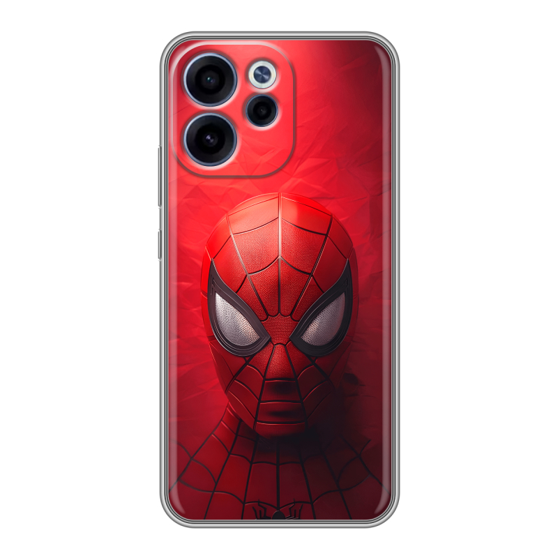 Силиконовый чехол на OPPO Reno15 F с принтом Spiderman Человек паук Силиконовый чехол на OPPO Reno15 F с принтом Spiderman Человек паук