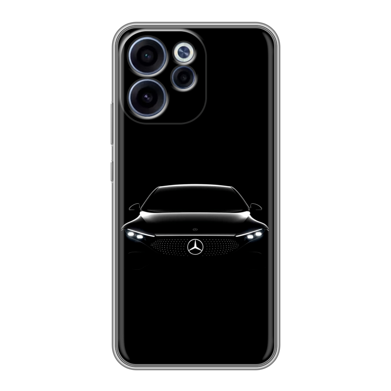 Силиконовый чехол на OPPO Reno15 F с принтом Mercedes Мерседес Силиконовый чехол на OPPO Reno15 F с принтом Mercedes Мерседес