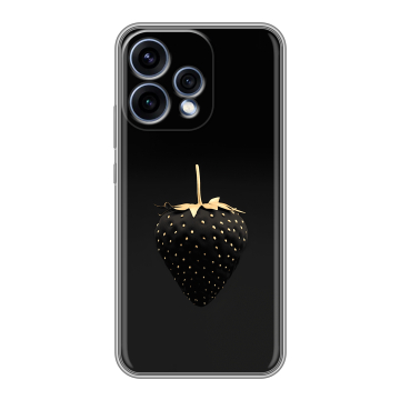 Силиконовый чехол на OPPO Reno15 5G с принтом Черная клубника Силиконовый чехол на OPPO Reno15 5G с принтом Черная клубника