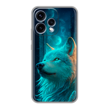 Силиконовый чехол на OPPO Reno15 с принтом бабочки саккура