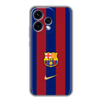 Силиконовый чехол на OPPO Reno15 с принтом Барселона Barcelona