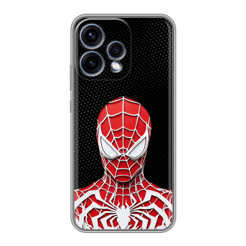 Силиконовый чехол на OPPO Reno15 с принтом человек паук spiderman