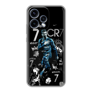 Силиконовый чехол на OPPO Reno15 с принтом Реал Роналдо Силиконовый чехол на OPPO Reno15 с принтом Реал Роналдо