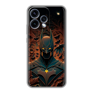 Силиконовый чехол на OPPO Reno15 5G с принтом Batman Бэтмен