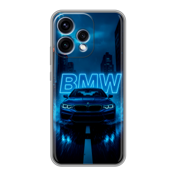 Силиконовый чехол на OPPO Reno15 5G с принтом BMW БМВ