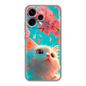 Силиконовый чехол на OPPO Reno15 5G с принтом Красивый кот