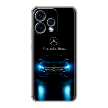 Силиконовый чехол на OPPO Reno15 с принтом Mercedes Мерседес Силиконовый чехол на OPPO Reno15 с принтом Mercedes Мерседес