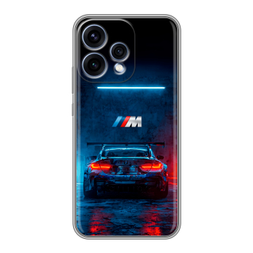 Силиконовый чехол на OPPO Reno15 с принтом BMW БМВ Силиконовый чехол на OPPO Reno15 с принтом BMW БМВ