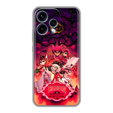 Силиконовый чехол на OPPO Reno15 с принтом Hazbin Hotel Отель Хазбин Силиконовый чехол на OPPO Reno15 с принтом Hazbin Hotel Отель Хазбин
