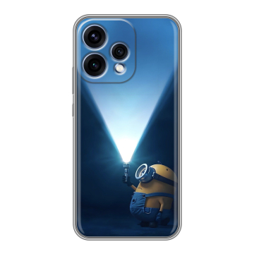 Силиконовый чехол на OPPO Reno15 с принтом Миньоны Силиконовый чехол на OPPO Reno15 с принтом Миньоны