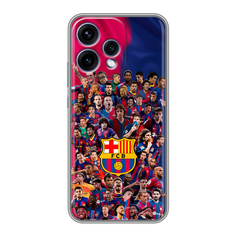 Силиконовый чехол на OPPO Reno15 с принтом Барселона Barcelona Силиконовый чехол на OPPO Reno15 с принтом Барселона Barcelona